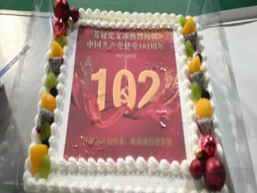 百年奮斗創偉業，砥礪前行譜新篇---芳冠科技黨支部慶祝中國共產黨建黨102周年活動